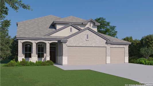 New construction Single-Family house 803 Golden Shore, Cibolo, TX 78108 The Stallion- photo 0