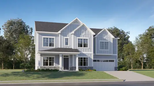 New construction Single-Family house 409 Green River Wy, Rolesville, NC 27587 plan Marlette III - image