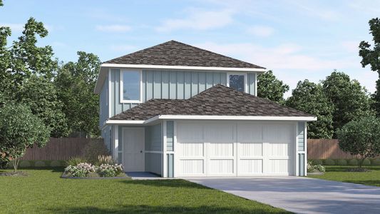 New construction Single-Family house 5710 Quartz Ter, San Antonio, TX 78222 plan The Emory - image