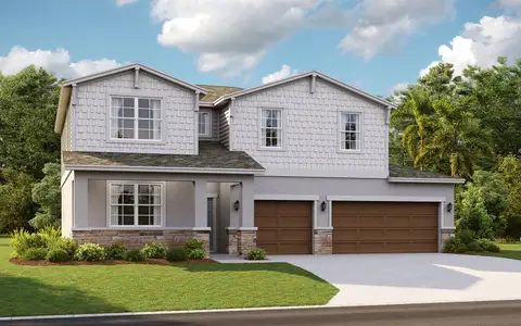 New construction Single-Family house 13000 Trovita Dr, Grand Island, FL 32735 plan The Linden - image