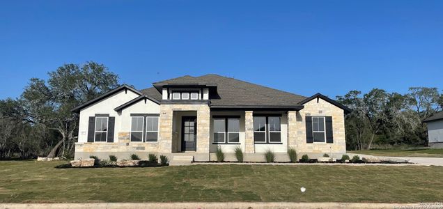 New construction Single-Family house 407 Falcon Cove, Castroville, TX 78009 The Livingston- photo 0