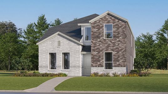 New construction Single-Family house 17721 Yellow Warbler Wy, Unit 8, Pflugerville, TX 78660 plan Luna - image