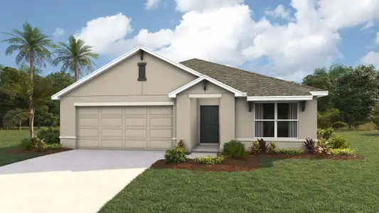 New construction Single-Family house 10749 Tucker Rd, Weeki Wachee, FL 34613 plan Aria - image
