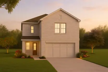 New construction  house 4010 Colony River Rock Blvd, Pinehurst, TX 77362 plan Montgomery Colony At Pinehurst - image