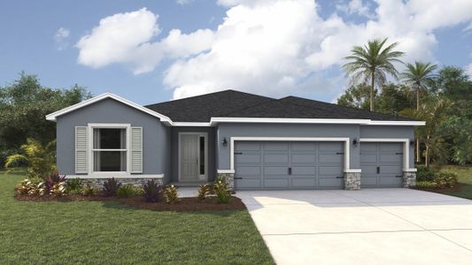 New construction Single-Family house 10429 Woodland Garden Wy, Parrish, FL 34219 plan Hawthorne - image