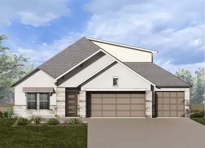 New construction Single-Family house 19116 Ariel Elena Wy, Pflugerville, TX 78660 plan Lexington - image