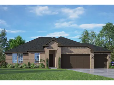 New construction Single-Family house 13629 Hartwell Bend Dr, Texas City, TX 77568 plan The Edward A with 3-Car Garage - image