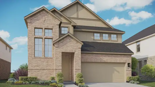 New construction Single-Family house 25808 Jasmine Sprig Ln, Elgin, TX 78621 plan Tahiti - image