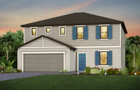 New construction Single-Family house 239 Silent Lake Dr, Lehigh Acres, FL 33936 plan Thompson - image