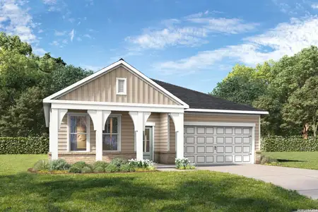 New construction Single-Family house 7423 Koa Crst, San Antonio, TX 78227 plan The Laurel G - image