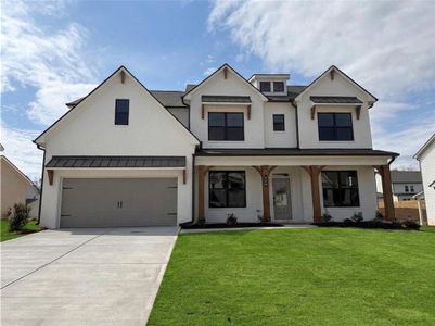 New construction Single-Family house 369 Scarlett Rose Wy, Hoschton, GA 30548 plan Turnbridge - image