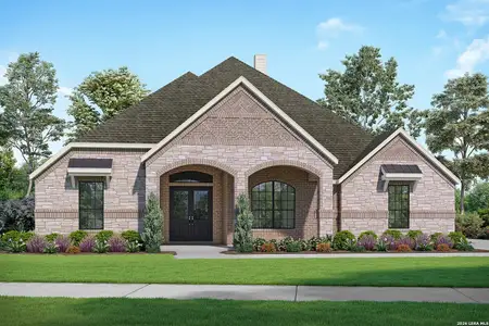 New construction Single-Family house 232 Matthew Path, Castroville, TX 78009 plan The Summerlin C - image