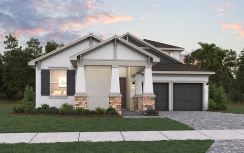 New construction Single-Family house 6045 Flowering Cherry Bnd, Winter Garden, FL 34787 plan Anna Maria With Bonus - image