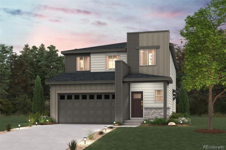 New construction Single-Family house 18958 E 94Th Pl, Commerce City, CO 80022 Spruce- photo 0