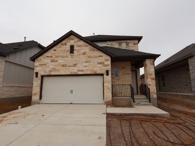 New construction Single-Family house 178 Grayson Elm Pass, Dripping Springs, TX 78620 plan Baltimore - Central Series - image