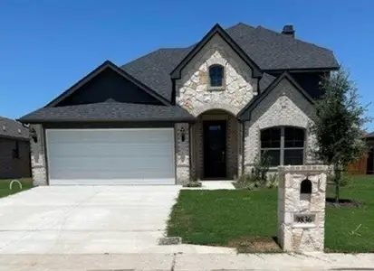 New construction Single-Family house 9836 Durango Trl, Waco, TX 76712 plan Trenton - image
