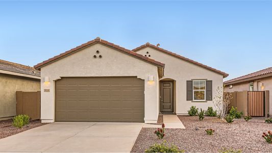 New construction Single-Family house 3144 E Barrel Race Rd, San Tan Valley, AZ 85140 Bisbee Plan 3565- photo 0