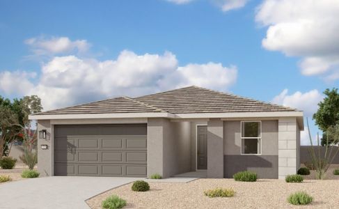 New construction Single-Family house 32137 N Saddlehorn Dr, San Tan Valley, AZ 85140 Marigold Homeplan- photo 0