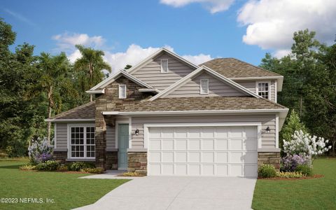 New construction Single-Family house 782 Silver Landing Drive, Saint Augustine, FL 32092 Edison II- photo 0