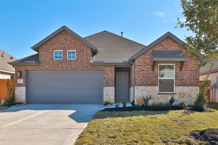 New construction Single-Family house 19418 Saint Green Dr, Hockley, TX 77377 plan Enclave Series - Bermuda - image