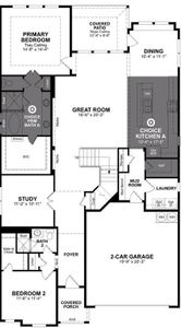 Beazer Homes Spiritas Ranch Summerfield plan