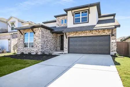 New construction Single-Family house 237 Smithsonian Ln, Kyle, TX 78640 plan Monaco - image