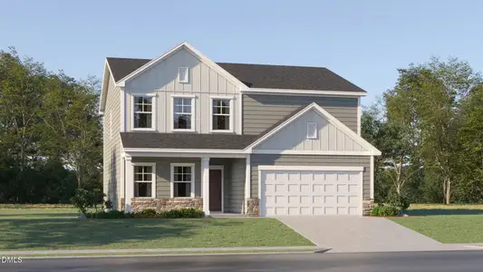 New construction Single-Family house 520 Venetian Dr, Sanford, NC 27332 plan Winston - image