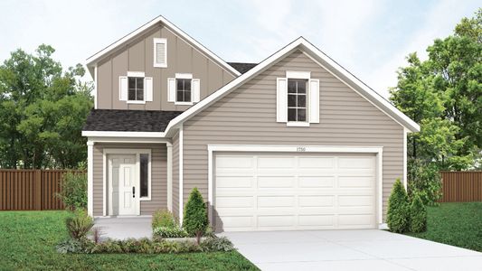 New construction Single-Family house 203 Manifest Rd, Hutto, TX 78634 plan Latitude - image
