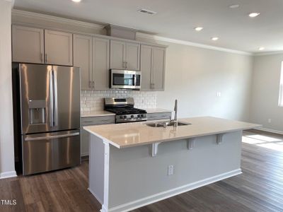 New construction Townhouse house 3007 Honeymyrtle Ln, Durham, NC 27703 Manteo II- photo 13 13