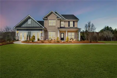 New construction Single-Family house 5320 Hyde Grove Dr, Cumming, GA 30040 plan Riverton - image