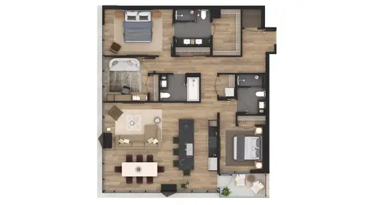 New construction Condo house 400 W 14Th St, Austin, TX 78701 plan C1 - image 2