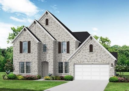 New construction Single-Family house 101 Lucero Crossing, Liberty Hill, TX 78642 Willis (3144-CM-50)- photo 0