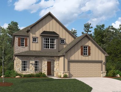 New construction Single-Family house 311 Brood Dr, Adkins, TX 78101 plan Jordan - image