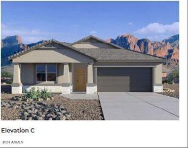 New construction Single-Family house 9940 S Holandes Drive, Apache Junction, AZ 85120 The JUSTIN- photo 0