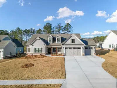 New construction Single-Family house 441 Spring Creek Dr, Monroe, GA 30655 plan (GA)Wilmington A.1 3 Front Entry - image