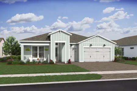 New construction Single-Family house 10176 Nw Field Flower Trl, Port St. Lucie, FL 34987 plan Morse - image