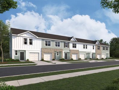 New construction Townhouse house 202 Ahava Wy, Greensboro, NC 27410 plan Cosmos - image