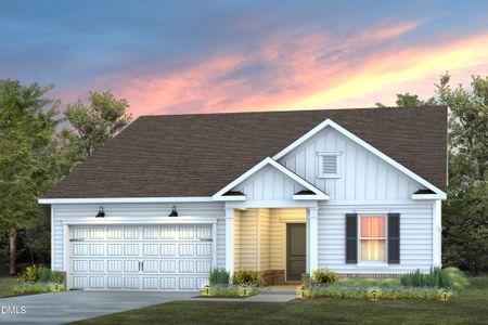 New construction Single-Family house 669 Fosterton Cottage Wy, Raleigh, NC 27603 plan Bedrock - image