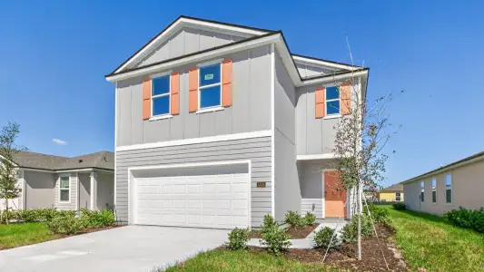 New construction Single-Family house 1358 Little Heron Pl, Green Cove Springs, FL 32043 plan Elston+ - image