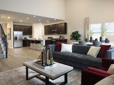 Open concept living in the beautiful Kessler plan.