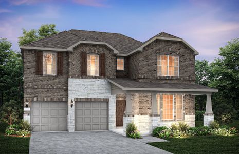 New construction Single-Family house 3300 Red Deer Rd, Denton, TX 76208 plan Albany - image