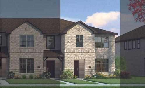 New construction Townhouse house 225 Territory Trail, Fort Worth, TX 76120 Houston 5B5 A- photo 0