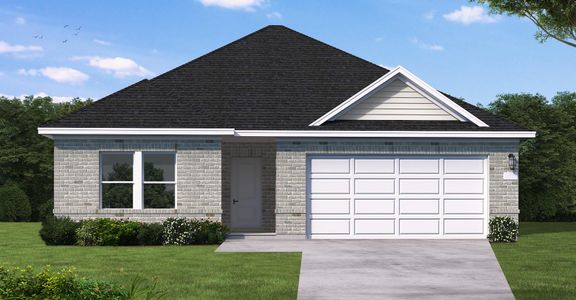 New construction Single-Family house 6734 Pebble Bluff Ct, Cove, TX 77523 - image