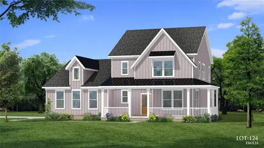 New construction Single-Family house 4038 Andover Cir, Mcdonough, GA 30252 Emilia- photo 0