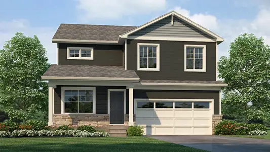 New construction Single-Family house 9920 Biscay St, Commerce City, CO 80022 BELLAMY- photo 0