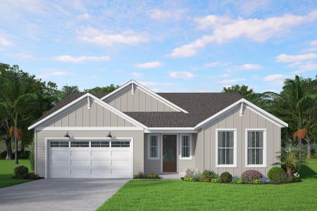 New construction Single-Family house 144 Point Pleasant Dr, Palm Coast, FL 32164 plan Flagler - image