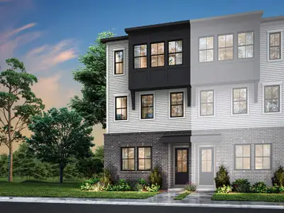 New construction Townhouse house 16625 Marvin Rd, Charlotte, NC 28277 plan Baron - image