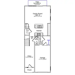 New construction Single-Family house 7428 Mashburn Dr, Charlotte, NC 28269 plan Dahlia - image 2