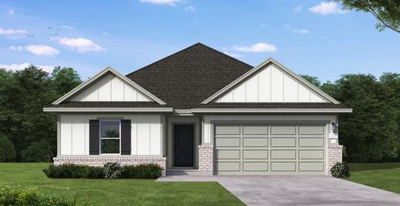 New construction Single-Family house 256 Little Green Trl, Jarrell, TX 76537 plan Smith - image