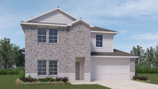 New construction Single-Family house 2409 Bronc Buster Way, Leander, TX 78641 The Rosemont- photo 0